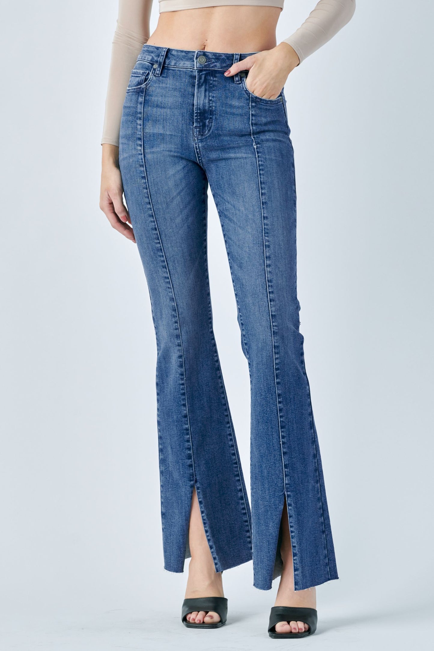 Happi Flare With Front Slit