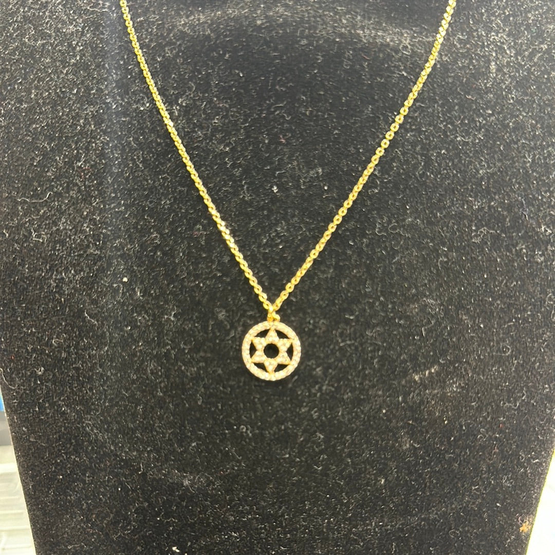18K Gold Dipped Star Of David