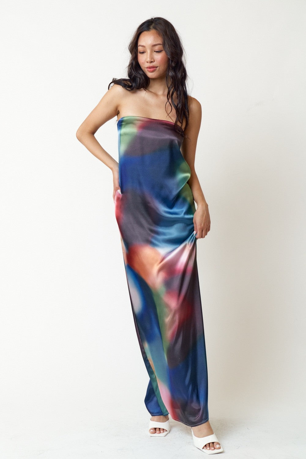 Watercolor Maxi Dress