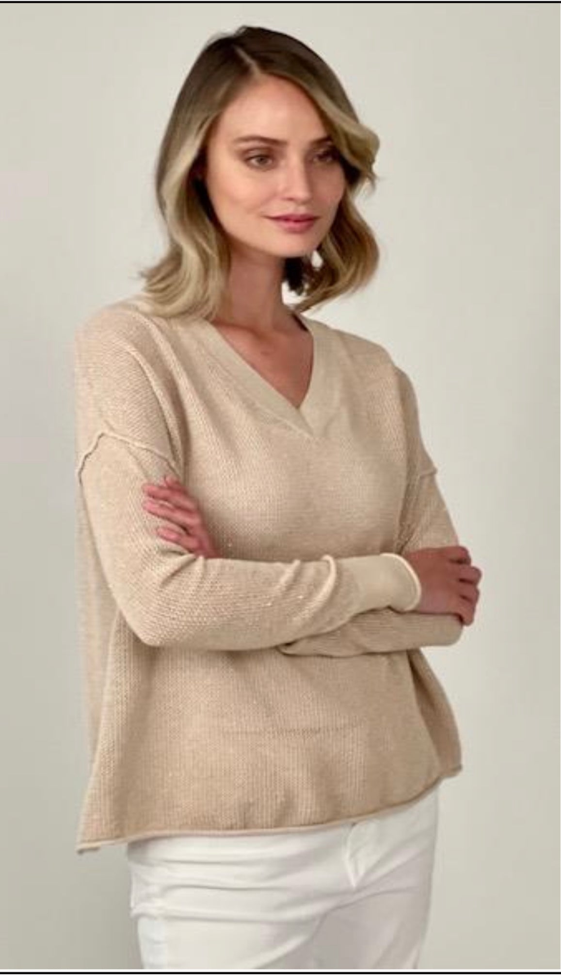Lurex Gold Sweater