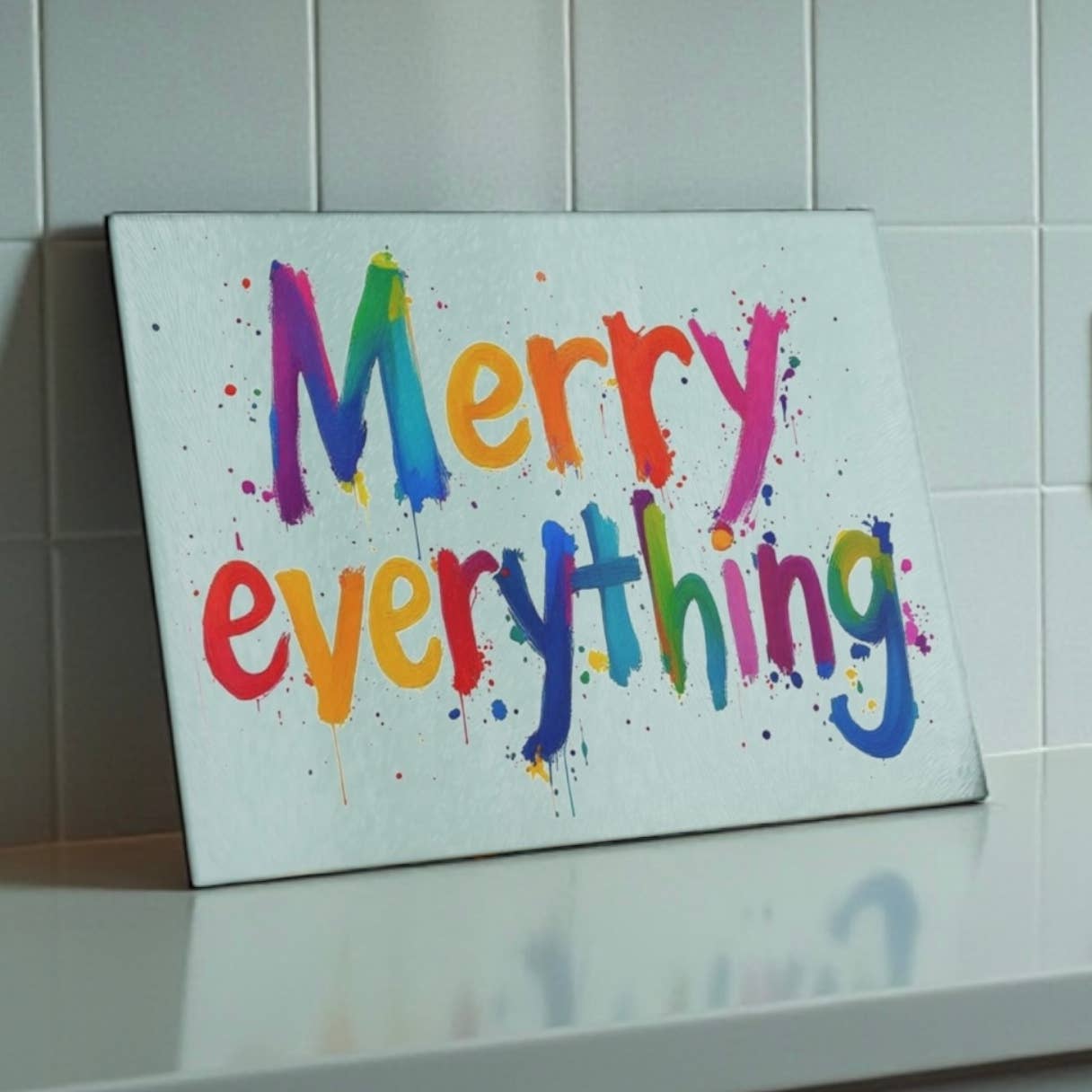 Merry Everything Cutting Board Serving Platter