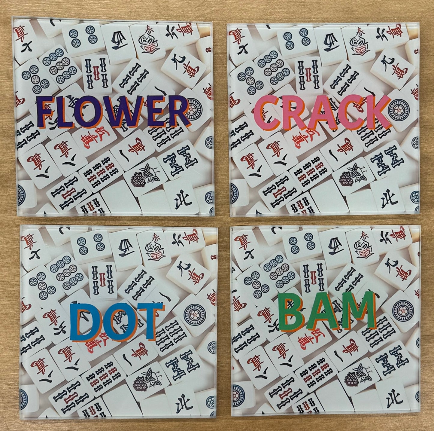 Mahjong Coaster Set