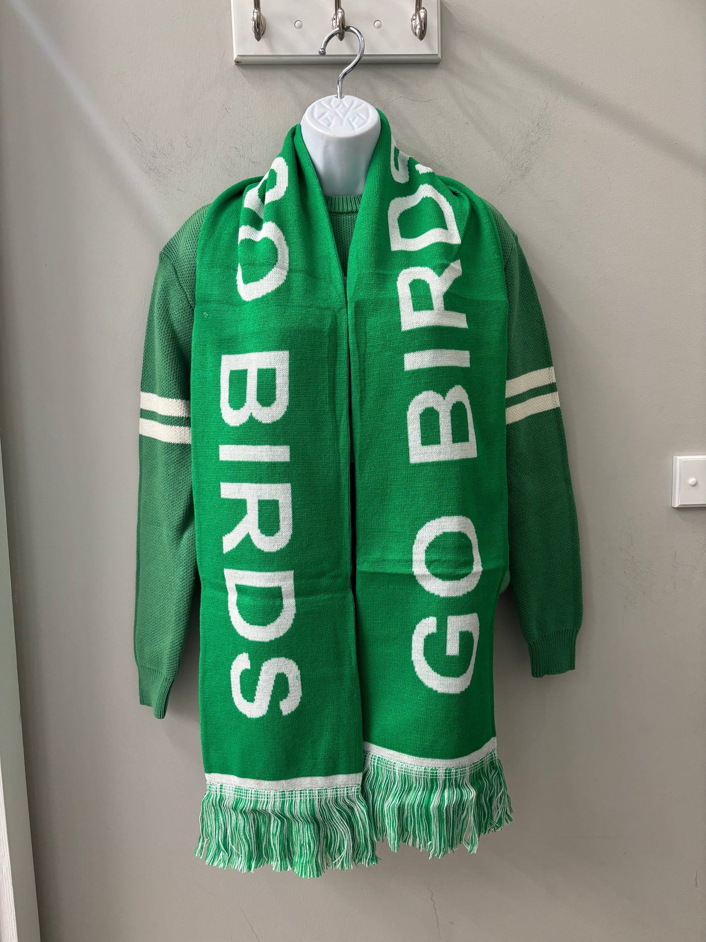 Go Birds Fringe Scarf
