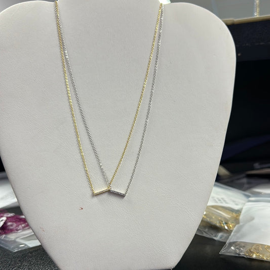 Crystal Bar Necklace