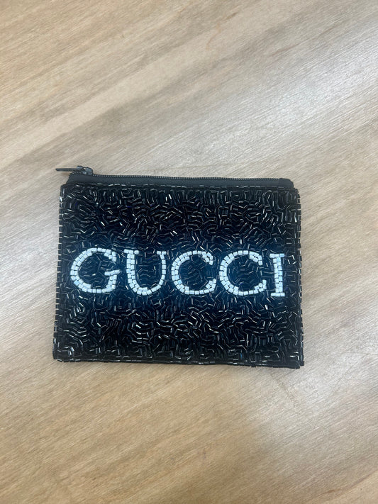 GG Beaded Pouch