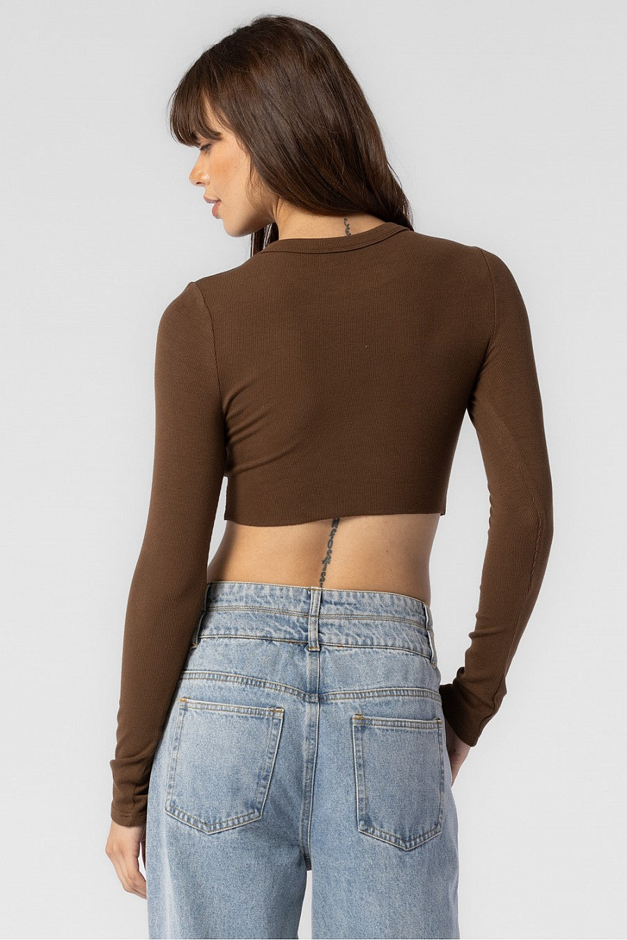 Lara Long Sleeve Chocolate