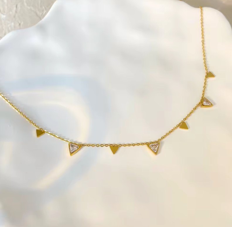 Geometric Stone Necklace