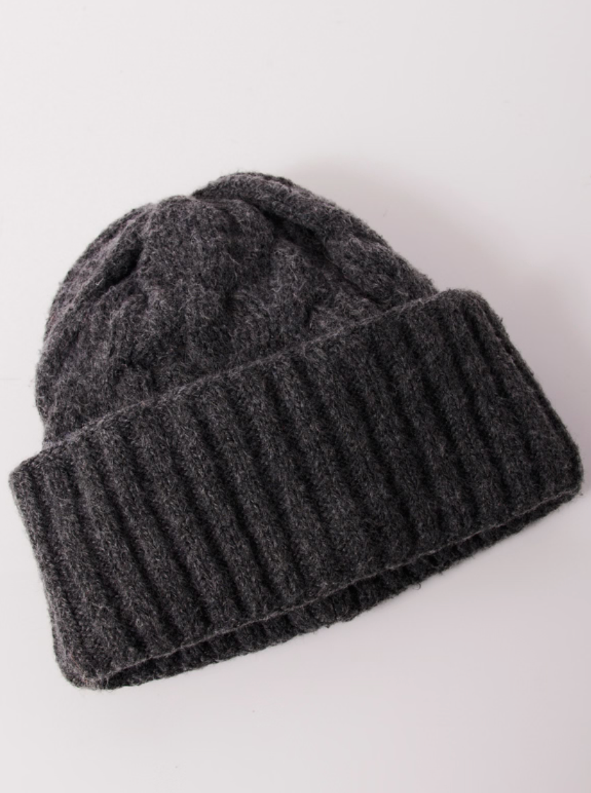 Coast Line Beanie Charcoal