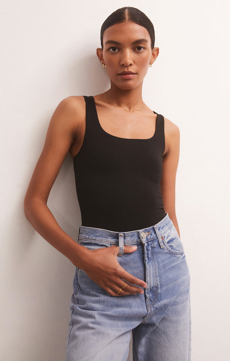 Alana So Smooth Bodysuit Black