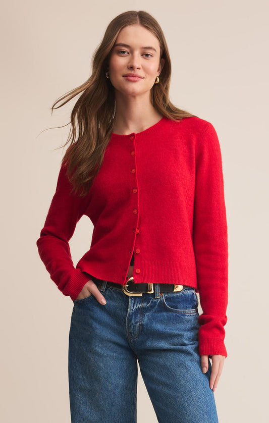 Medina Cardigan Festive Red