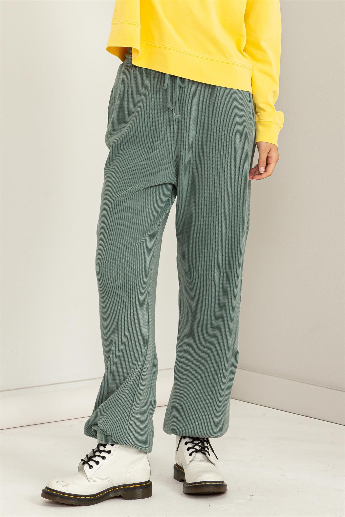 Days Off Pants Gray Green