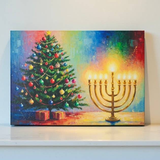 Chrismukkah Cutting Board