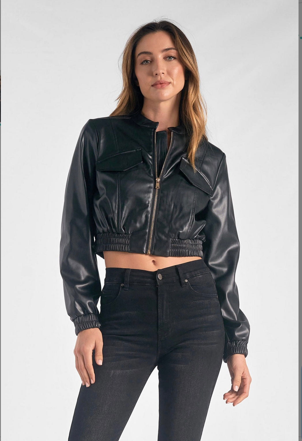 Black Bomber Jacket