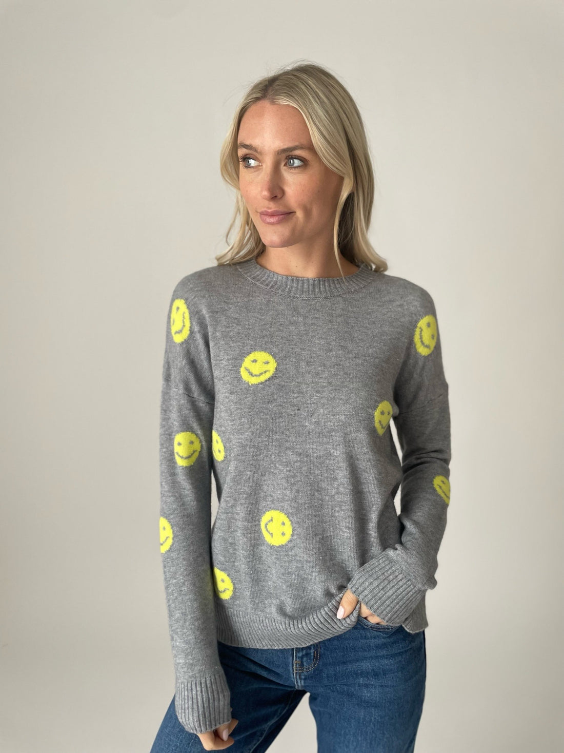Crew Neck Smiley
