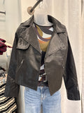 Distressed Moto Jacket