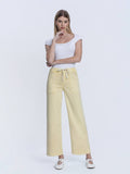 Drawstring Baggy Jean in Sunshine