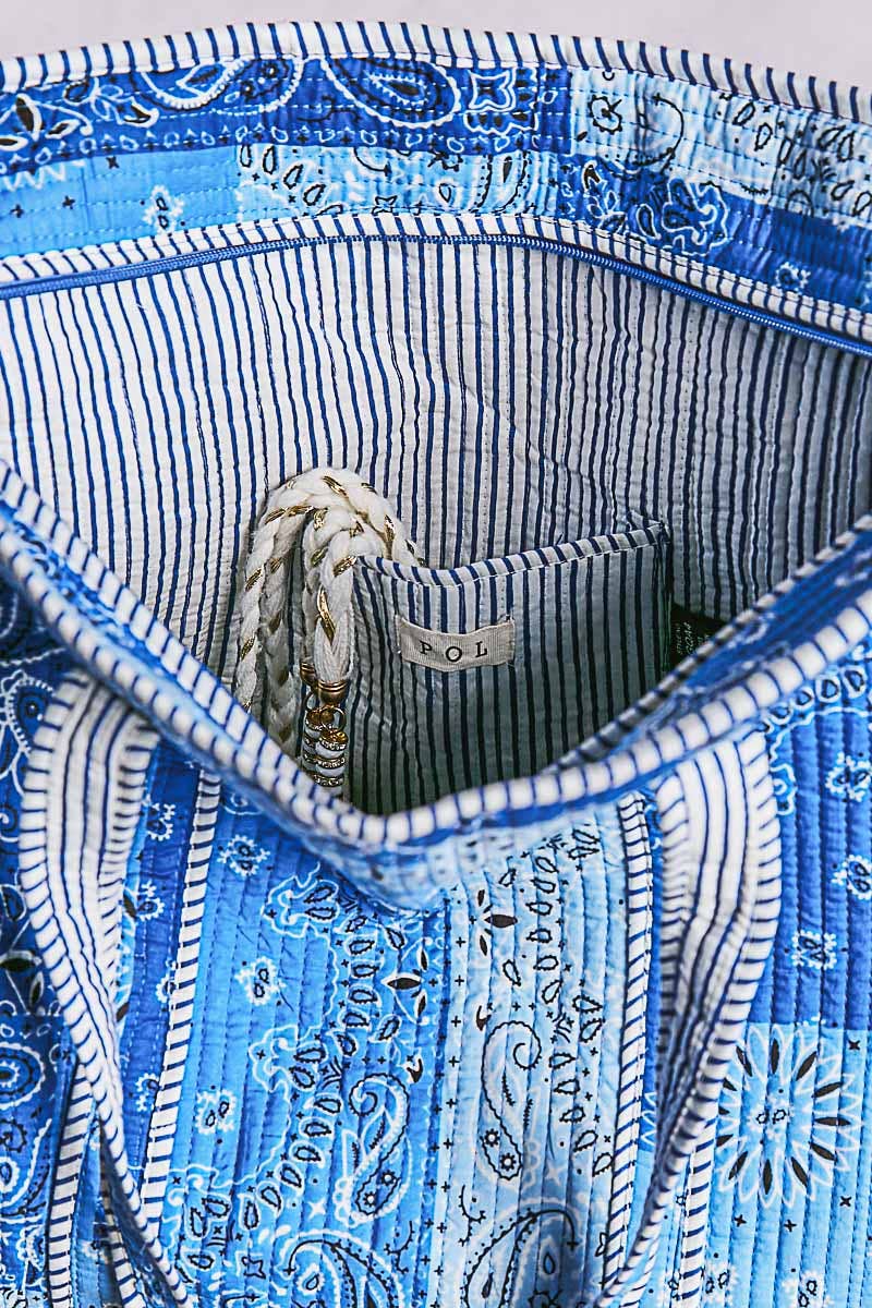 Quilted Bandana Tote