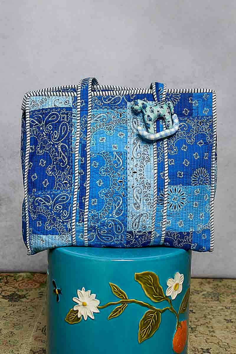 Quilted Bandana Tote