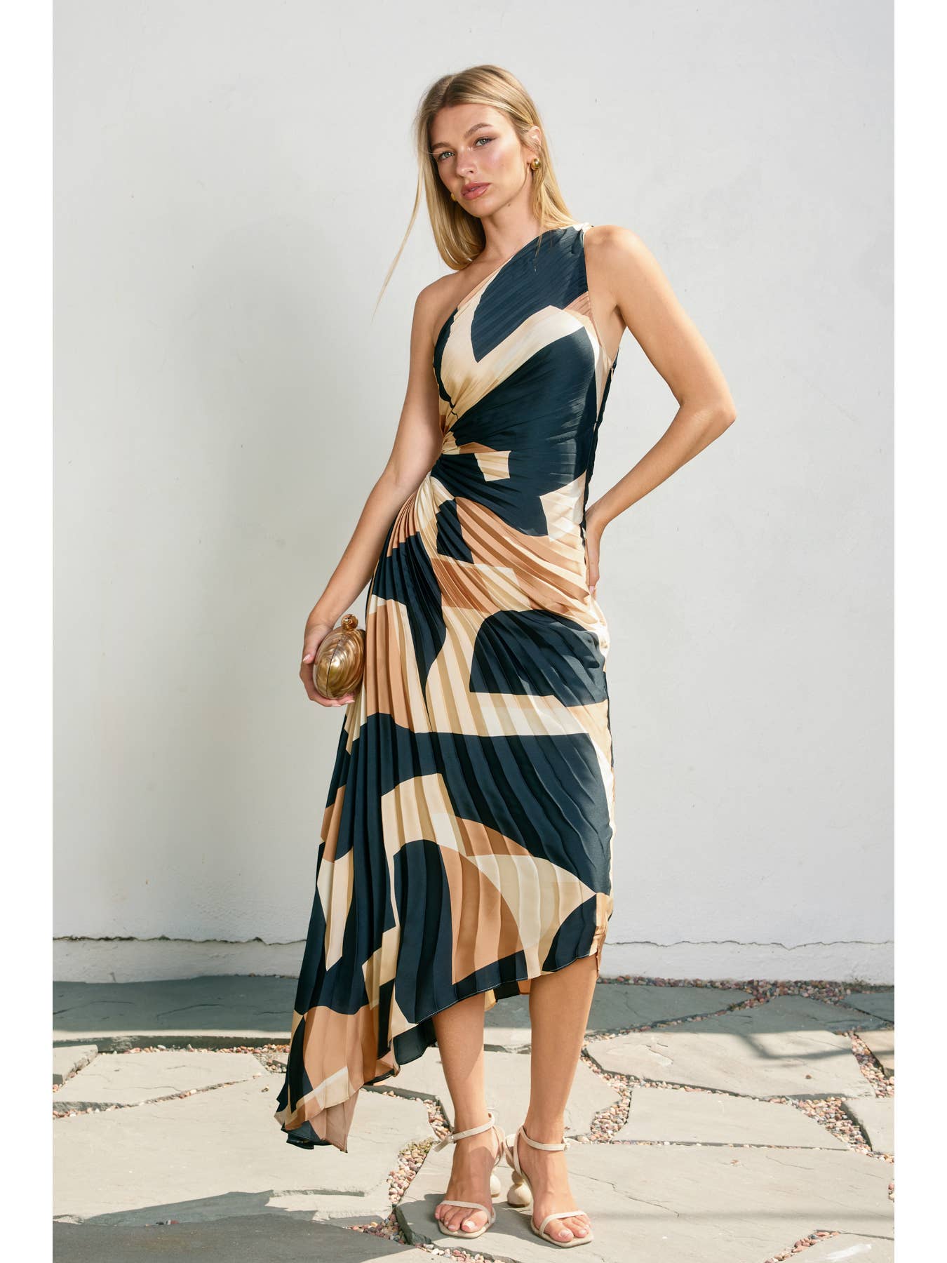 Abstract Asymmetrical Dress