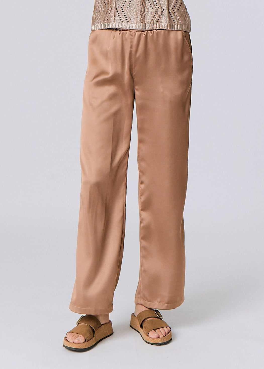 J Society Copper Satin Pant