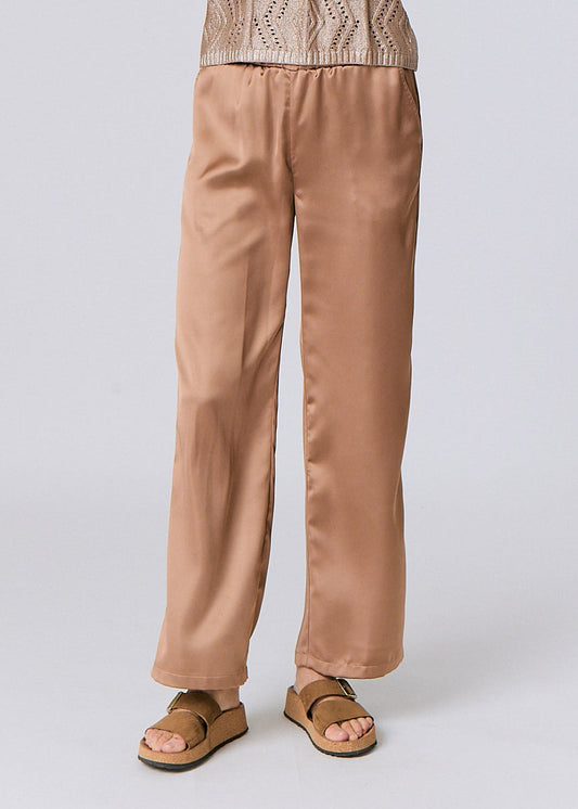 J Society Copper Satin Pant