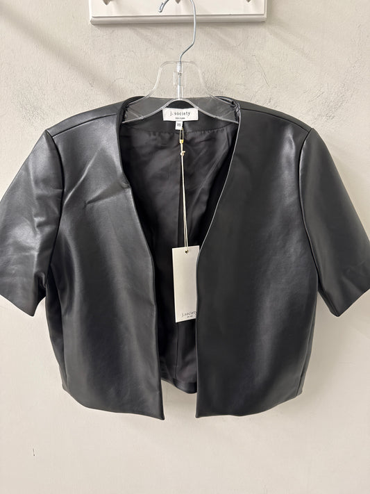 J. Society Collarless Black Jacket