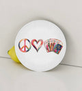 Peace Love Canasta Round Board