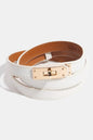 Skinny Turn Lock Belt