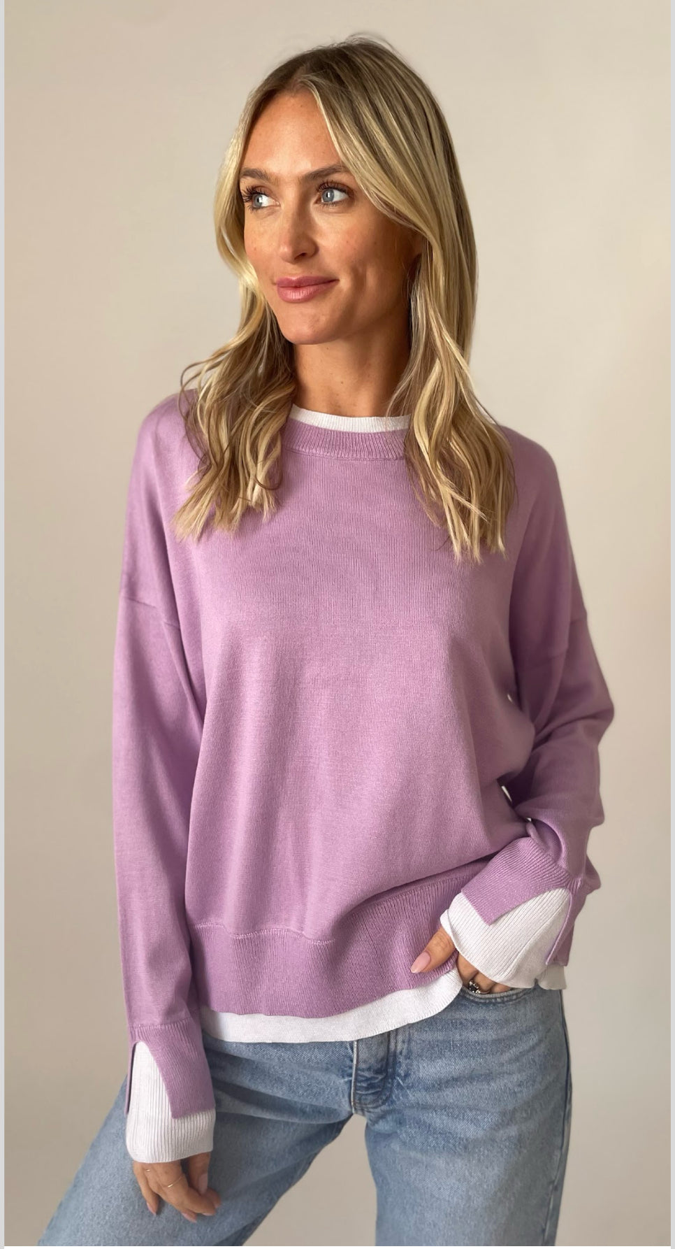 Claire Sweater Lavender