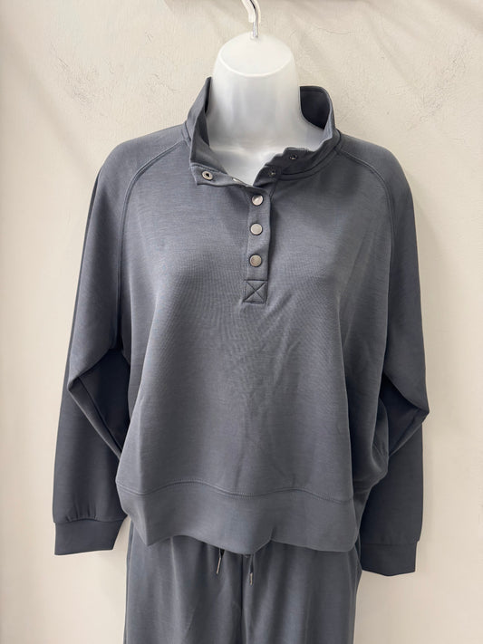 Vintage Havana Graphite Luxe Henley