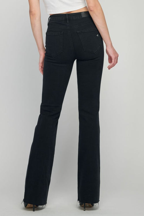 Best Seller Happi Hi Rise Black Raw Hem