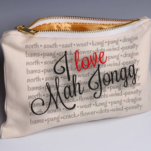 I Love Mah Jongg Pouch