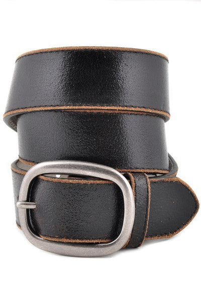 Casual Vintage Jean Belt in Black/Brown