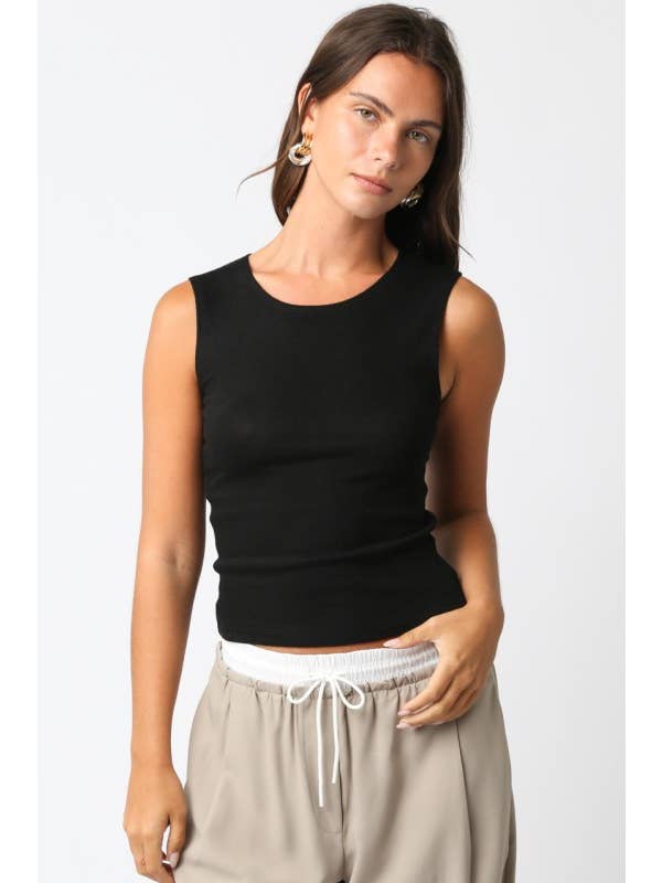 Marilyn Tank Black
