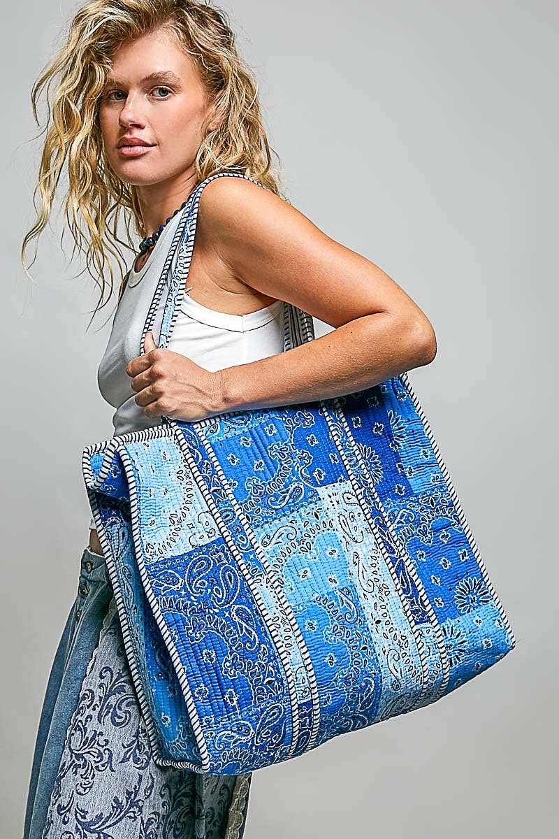 Quilted Bandana Tote