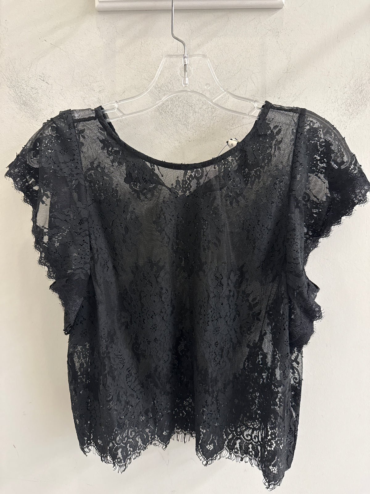 Lace Scalloped Top