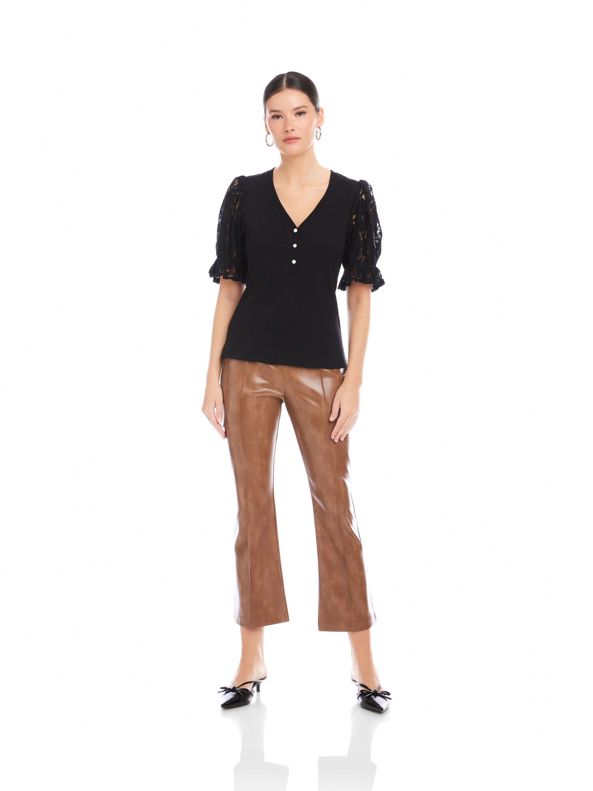 Tanya Lace Sleeve Top