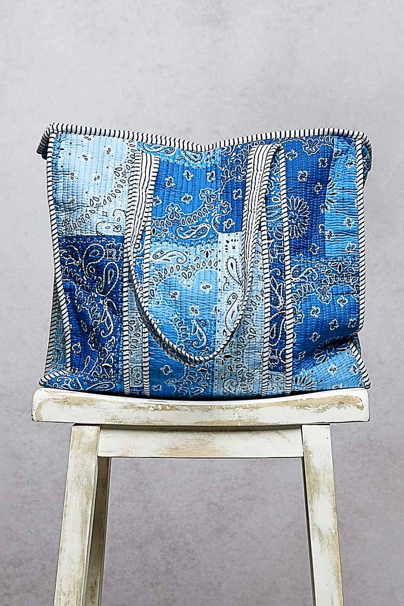 Quilted Bandana Tote