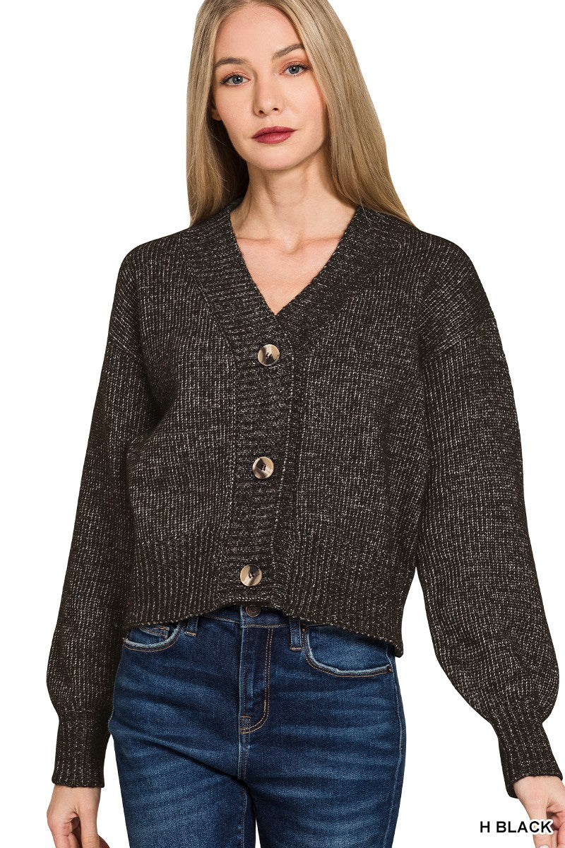Button Front Cardi