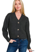 Button Front Cardi
