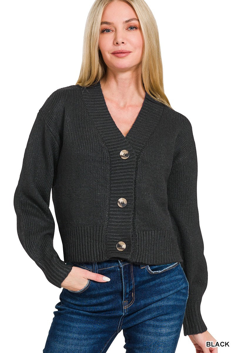 Button Front Cardi