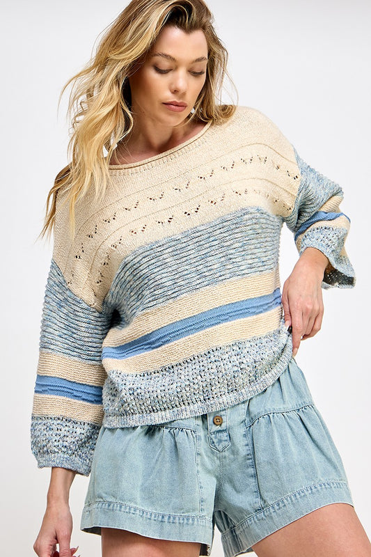 Open Stitch Sweater