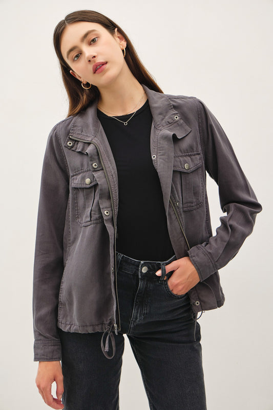 Lara Utility Zipper Jacket