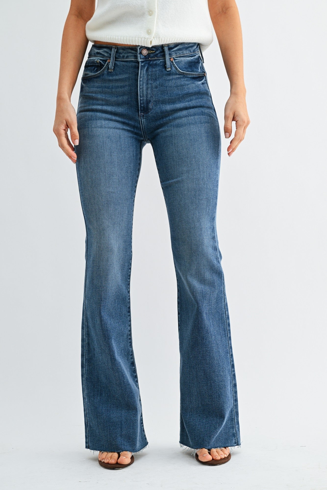 Scissor Cut Flare Medium Wash