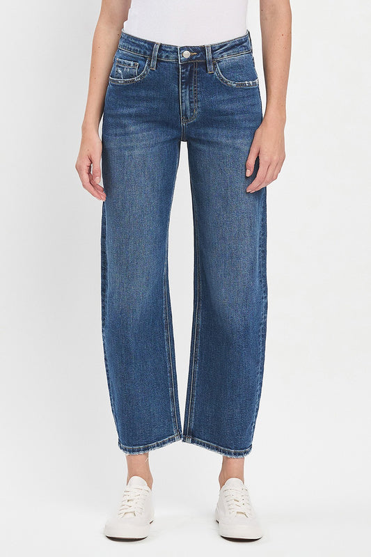 Alexa High Rise Barrel Jeans