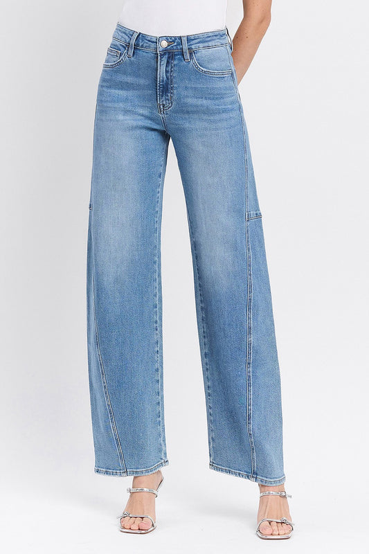 All Blues Barrel Jeans