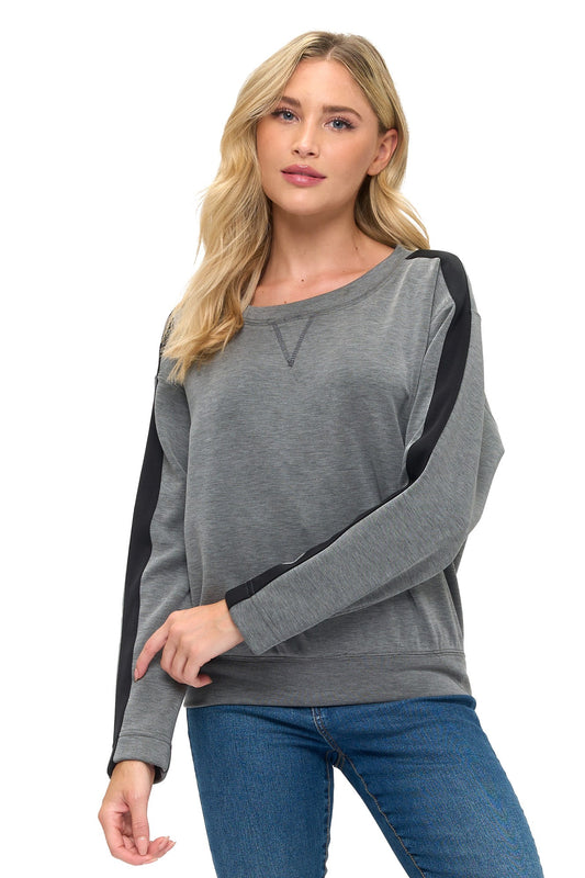 Scuba Crewneck With Black Trim