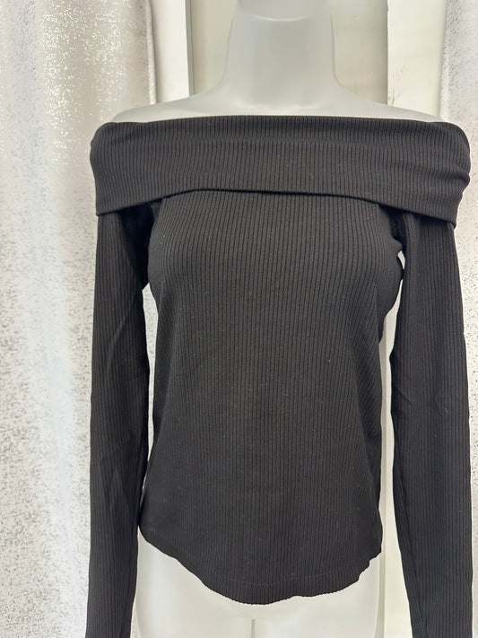 Black Off The Shoulder Top