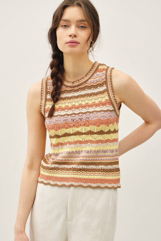 Crochet Knit Sweater