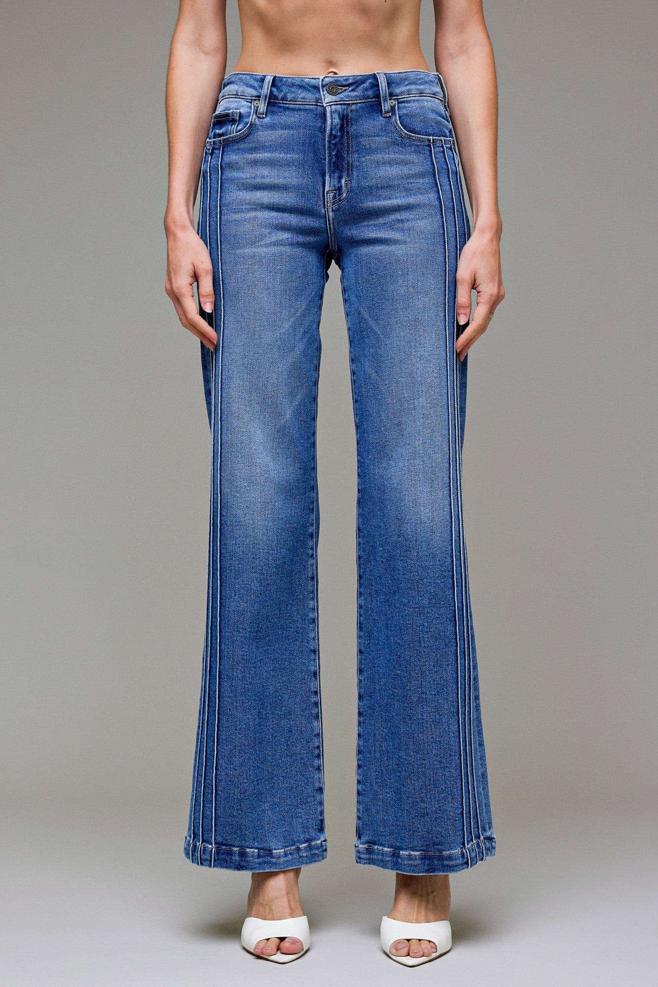 Happi Pintuck Mid Rise